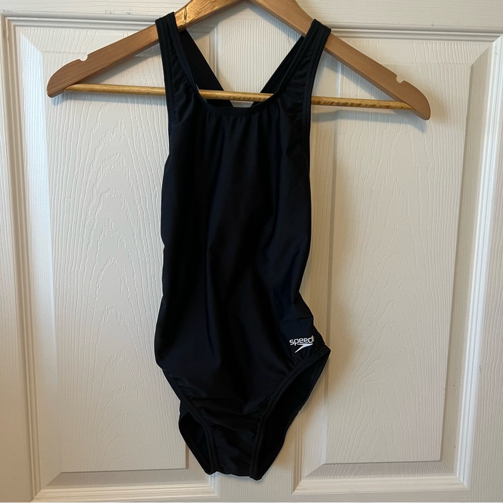 Speedo Pro LT Swimsuit in Black girls size 12/28